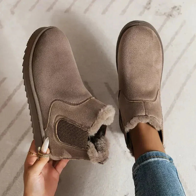 🔥 Tijdelijke Aanbieding ✨ Dames Comfortabele Warme Korte Laarzen – Zachte Voering & Ondersteunend Loopcomfort 👢