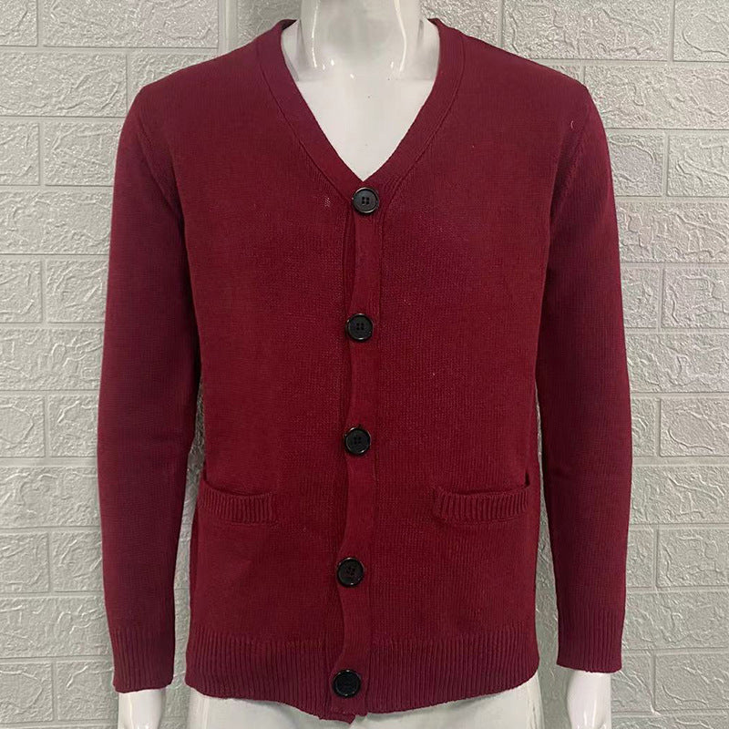🥼Heren casual V-hals gebreid vest