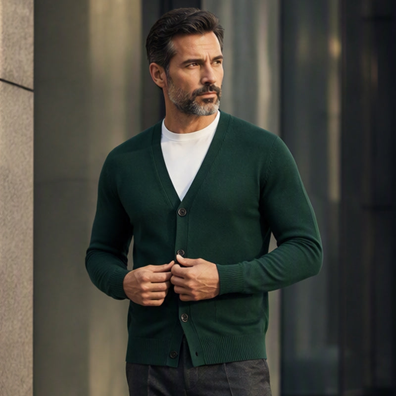 🥼Heren casual V-hals gebreid vest