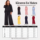 Casuele losvallende top en broekset voor dames