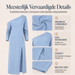 🔥Gratis verzending✈️ Dames Off Shoulder Jurk met Zijsplit 👗 Elegant, Vrouwelijk & Flatterende Pasvorm