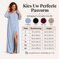🔥Gratis verzending✈️ Dames Off Shoulder Jurk met Zijsplit 👗 Elegant, Vrouwelijk & Flatterende Pasvorm
