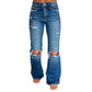 💎 Exclusieve Deal ✨ Dames High Waist Gescheurde Jeans 👖 Trendy Look, Comfortabele Pasvorm & Flatterend Design