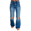 💎 Exclusieve Deal ✨ Dames High Waist Gescheurde Jeans 👖 Trendy Look, Comfortabele Pasvorm & Flatterend Design