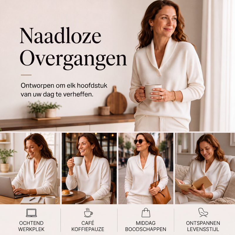 ✨ Nieuwe Collectie 🌸 Dames Pullover Trui met Sjaalkraag 🧶 Elegant, Zacht & Comfortabel Warm