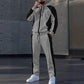 🔥Gratis verzending✈️50% OFF🔥Heren Kleurblok Ritshoodie & Joggingbroek Set