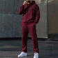 🔥Gratis verzending✈️50% OFF🔥Heren Kleurblok Ritshoodie & Joggingbroek Set
