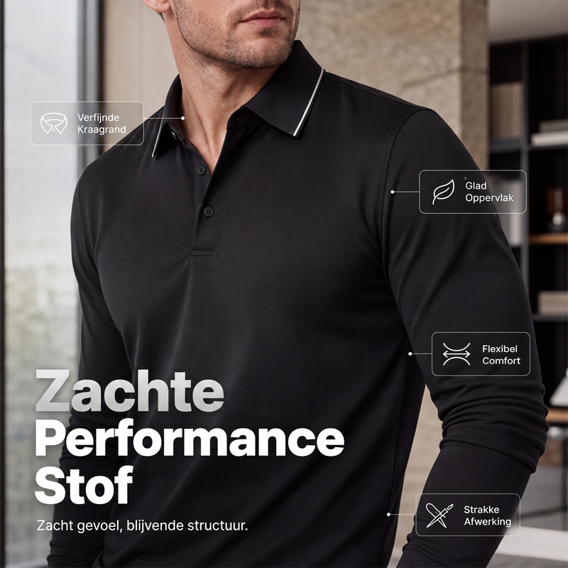 Korte mouw golfsportshirt voor heren