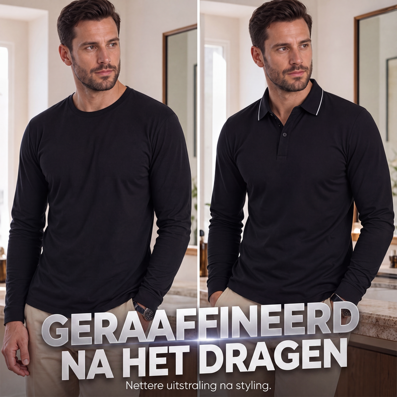 Korte mouw golfsportshirt voor heren