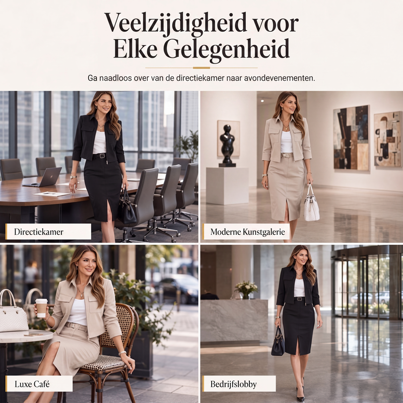 🌸👗Dames 2-delige rokset