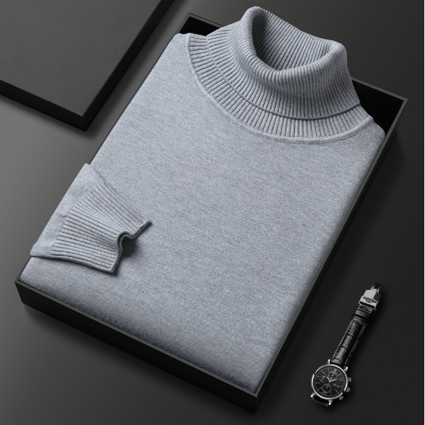 🔥Herensweater van premium kasjmier in effen kleur