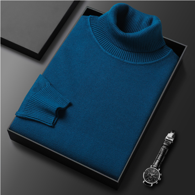 🔥Herensweater van premium kasjmier in effen kleur
