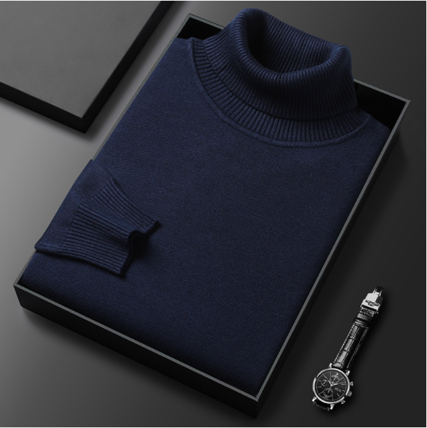 🔥Herensweater van premium kasjmier in effen kleur