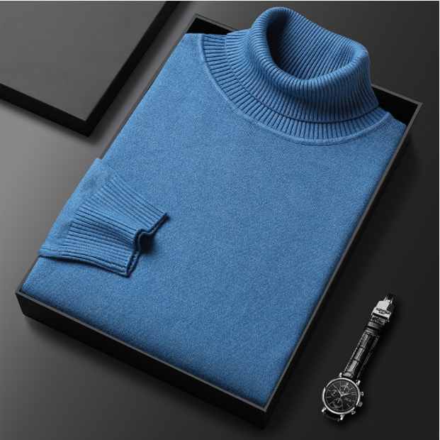 🔥Herensweater van premium kasjmier in effen kleur