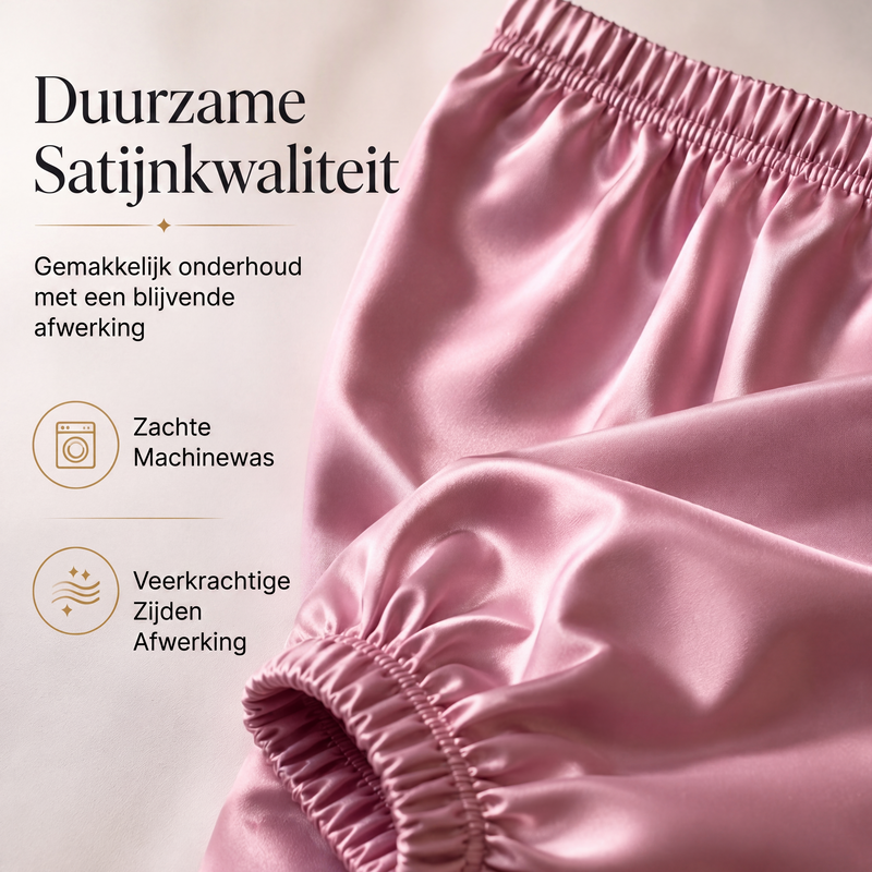 👖Wijde satijnen harembroeken voor dames