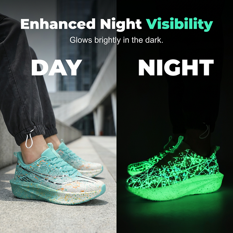 📢📢50% KORTING !! ⏰Casual sneakers met glow-in-the-dark-spetterprint