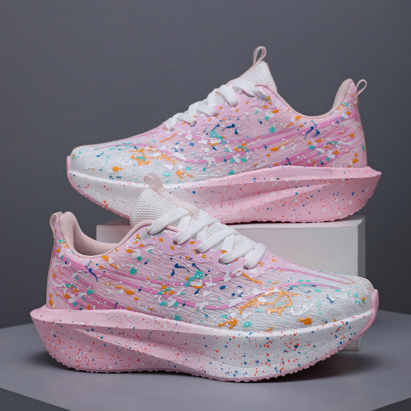 📢📢50% KORTING !! ⏰Casual sneakers met glow-in-the-dark-spetterprint