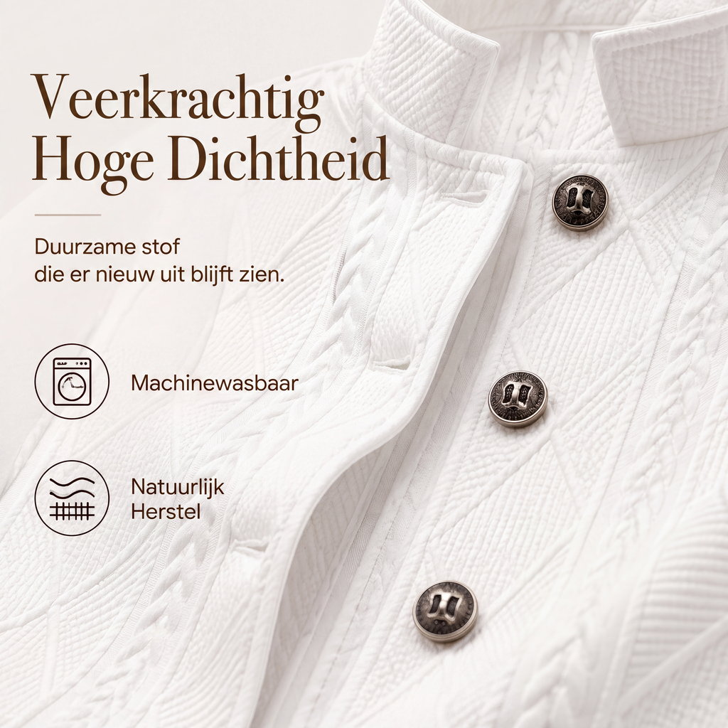 ✨Dames getextureerde blazer met knopen