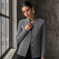 ✨Dames getextureerde blazer met knopen