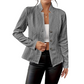 ✨Dames getextureerde blazer met knopen