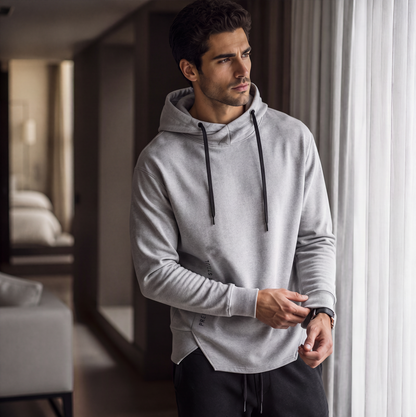 🔥 Nieuw & Trendy ✨ Heren Casual Losvallende Hoodie 🧥 Zachte Comfort, Relaxte Pasvorm & Dagelijkse Stijl