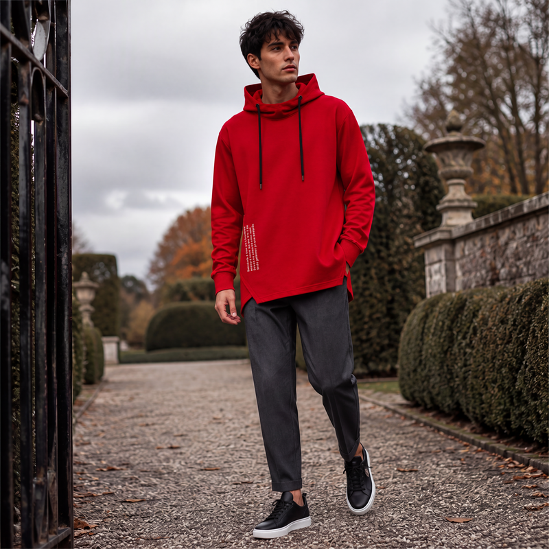 🔥 Nieuw & Trendy ✨ Heren Casual Losvallende Hoodie 🧥 Zachte Comfort, Relaxte Pasvorm & Dagelijkse Stijl
