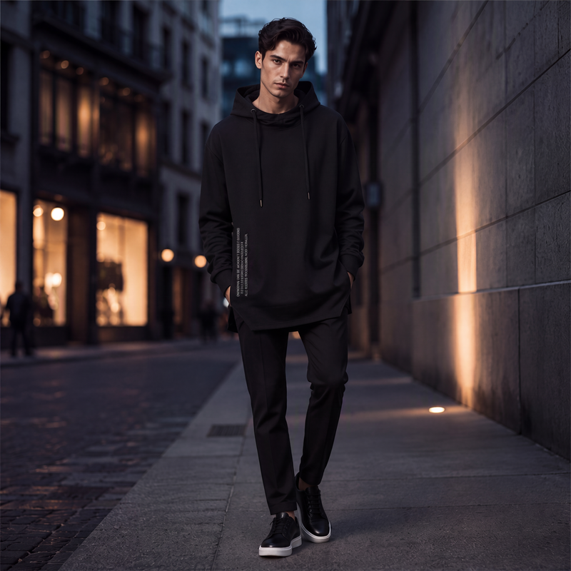 🔥 Nieuw & Trendy ✨ Heren Casual Losvallende Hoodie 🧥 Zachte Comfort, Relaxte Pasvorm & Dagelijkse Stijl