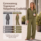 🔥 Tijdelijke Korting ✨ Dames Ritsvest & Wijde Pijpen Broek Set 👗 Comfortabele Pasvorm, Trendy Look & Perfecte Everyday Outfit