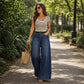 👖💥Casuele jeans met wijde pijpen en hoge taille voor dames🔥Limited aanbieding