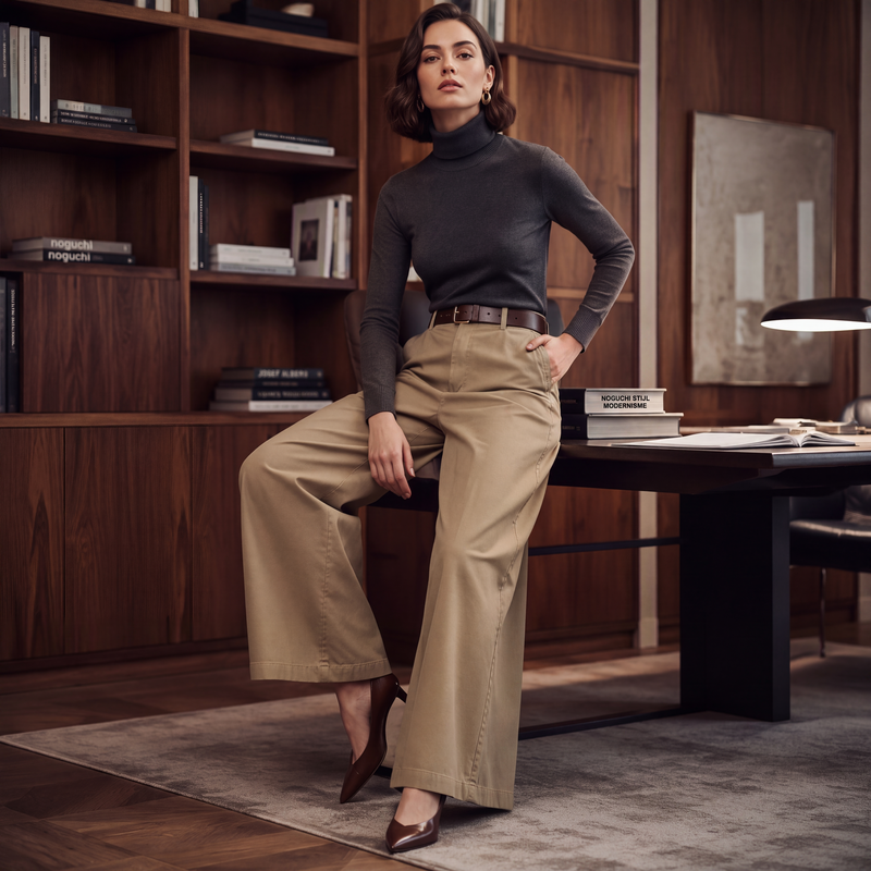 🔥Gratis verzending✈️Casual wijde pijpen broek voor dames
