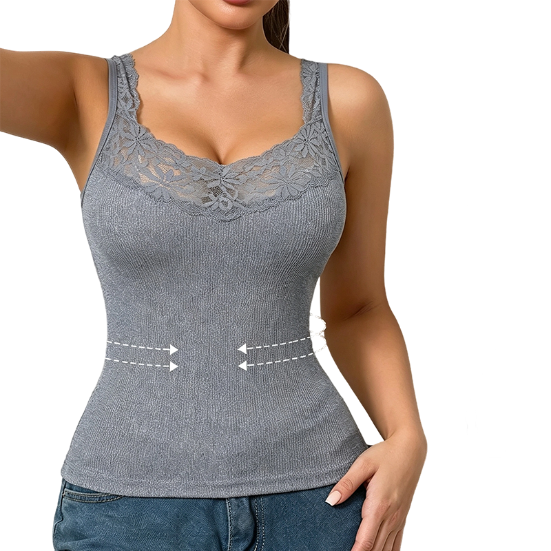 🌸 Nieuwe Collectie ✨ Dames Kanten Nauwsluitende Top in Grote Maten 👚 Elegante Look, Comfortabele Pasvorm & Zelfverzekerde Uitstraling