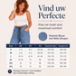 Dames verticale gestreepte rekbare denim broeken