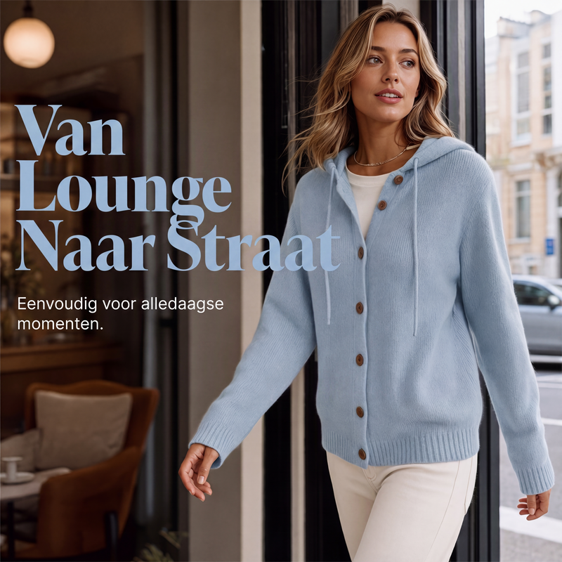 🌸 Nieuwe Collectie ✨ Dames Gebreid Vest met Capuchon 🧥 Zachte Warmte, Comfortabele Pasvorm & Casual Elegante Stijl
