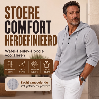 🔥Casueel hoodie sweatshirt voor dames van wafelbreisel