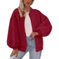 😍Dames oversized sweatshirtjack met ritssluiting