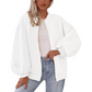 😍Dames oversized sweatshirtjack met ritssluiting