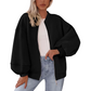 😍Dames oversized sweatshirtjack met ritssluiting