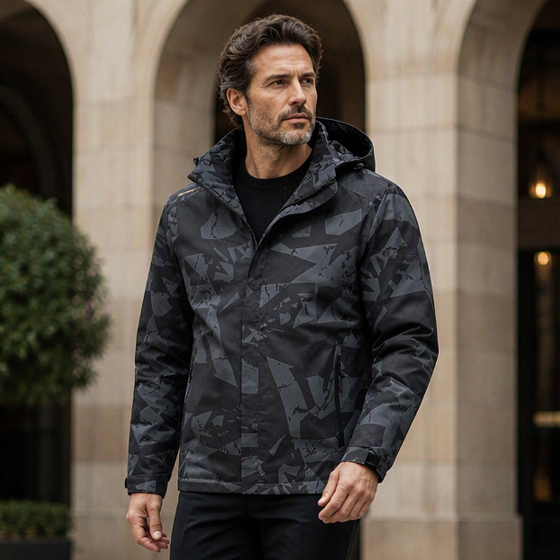 🔥Gratis verzending✈️Winddichte camouflage jack met capuchon voor heren