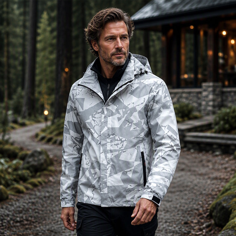 🔥Gratis verzending✈️Winddichte camouflage jack met capuchon voor heren