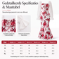 👗Elegante klokvormige jurk met bloemenprint voor dames😍