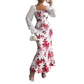 👗Elegante klokvormige jurk met bloemenprint voor dames😍