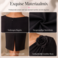 Dames midi-jurk met geplooide details en 3D-rozen