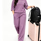 🔥Gratis verzending✈️Casuele set met korte mouwen voor dames, bestaande uit een top en een broek