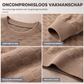 Sweatshirt met ronde hals en dambordprint voor heren