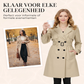 🔥Gratis verzending✈️Dames casual double-breasted trenchcoat