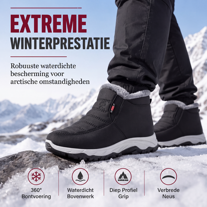 🔥 Winter Deal ✨ Heren Warme Instap Snowboots ❄️ Waterafstotend, Geïsoleerd & Comfortabel voor Koude Dagen