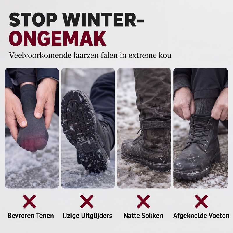 🔥 Winter Deal ✨ Heren Warme Instap Snowboots ❄️ Waterafstotend, Geïsoleerd & Comfortabel voor Koude Dagen