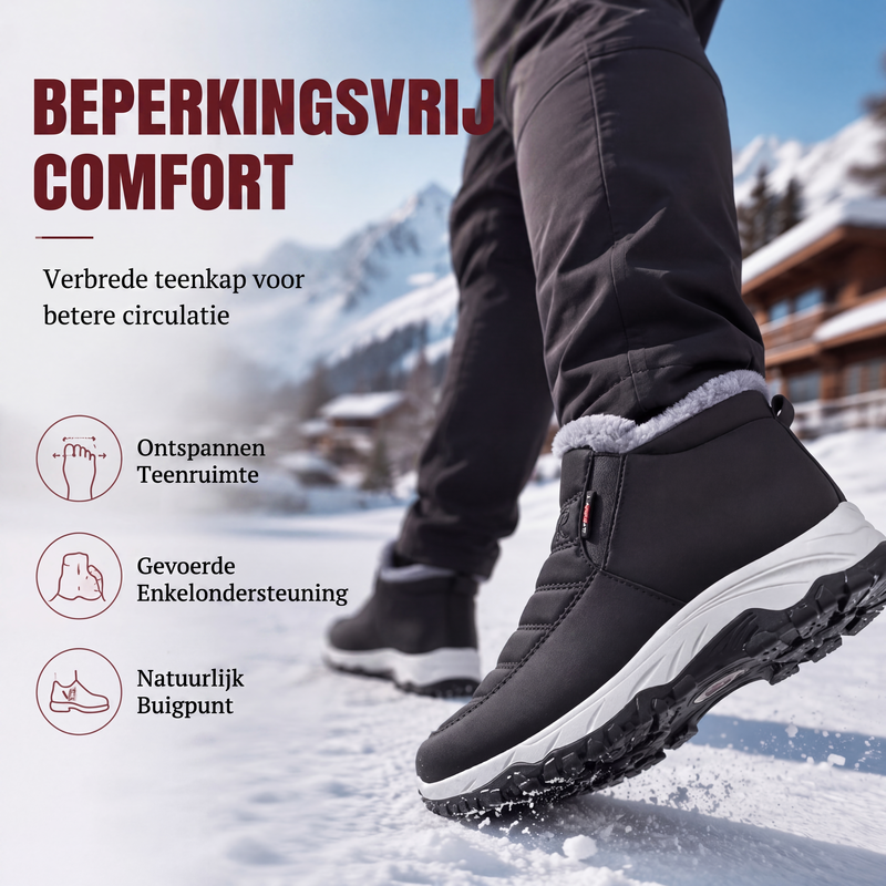 🔥 Winter Deal ✨ Heren Warme Instap Snowboots ❄️ Waterafstotend, Geïsoleerd & Comfortabel voor Koude Dagen