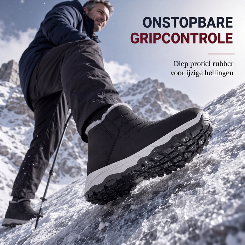 🔥 Winter Deal ✨ Heren Warme Instap Snowboots ❄️ Waterafstotend, Geïsoleerd & Comfortabel voor Koude Dagen