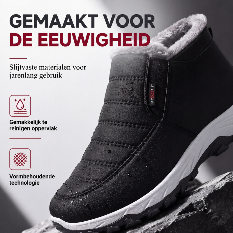 🔥 Winter Deal ✨ Heren Warme Instap Snowboots ❄️ Waterafstotend, Geïsoleerd & Comfortabel voor Koude Dagen
